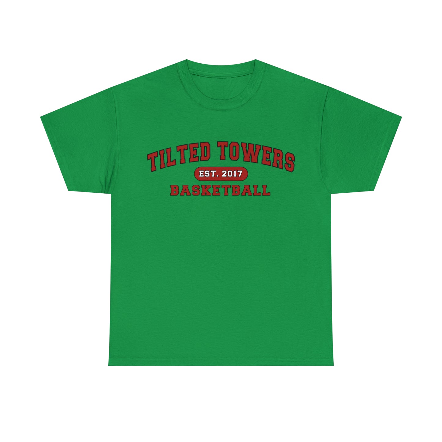 Adult Size Tilted Towers Basketball T-Shirt