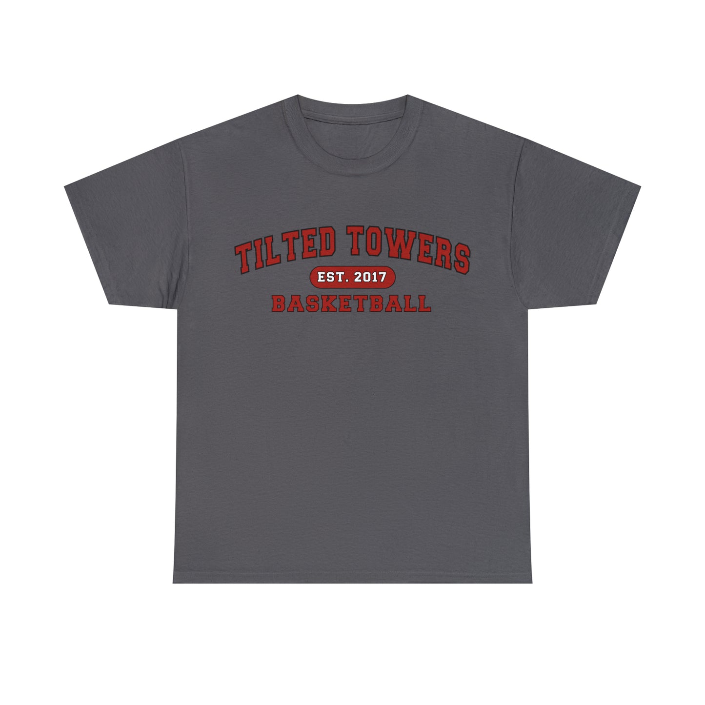 Adult Size Tilted Towers Basketball T-Shirt