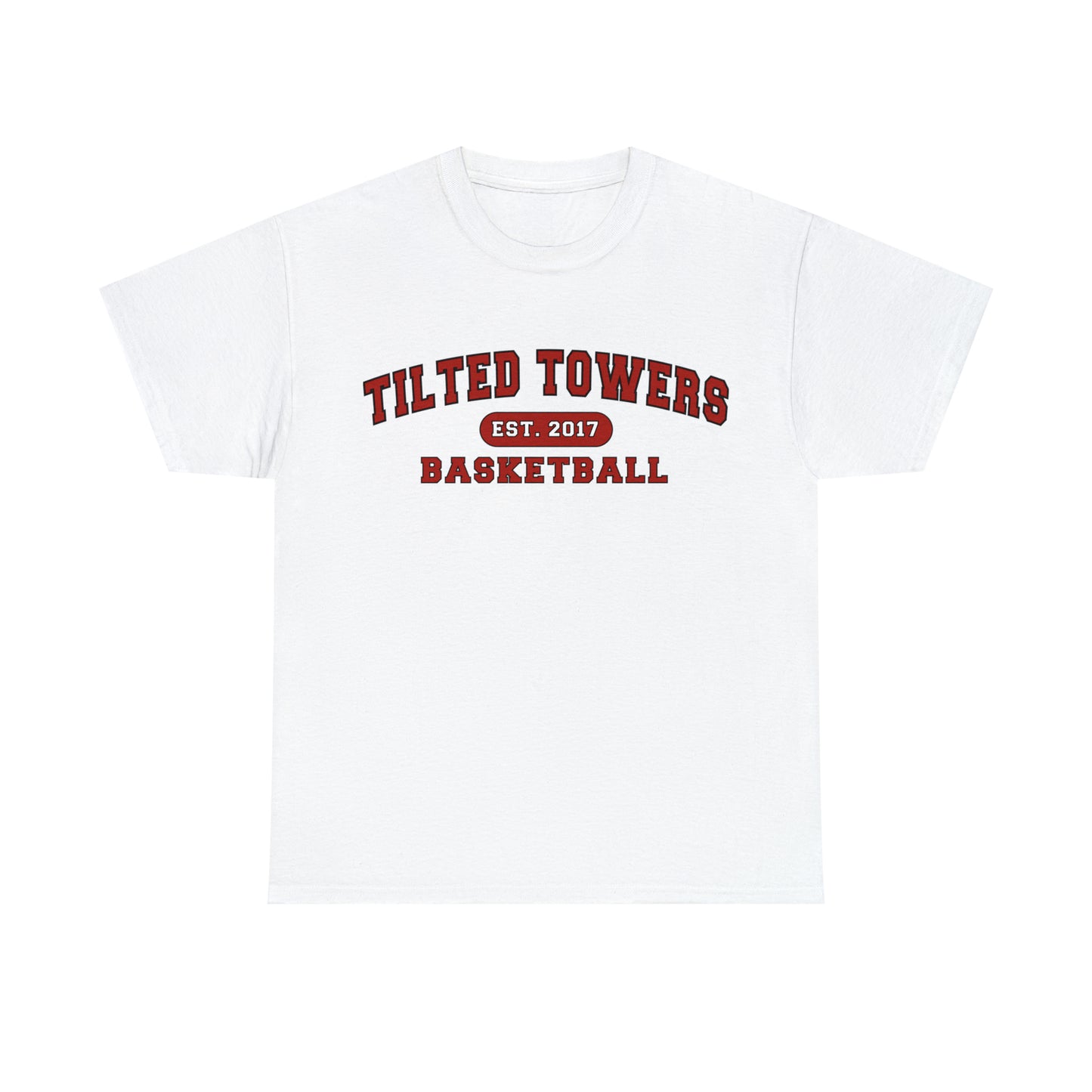 Adult Size Tilted Towers Basketball T-Shirt
