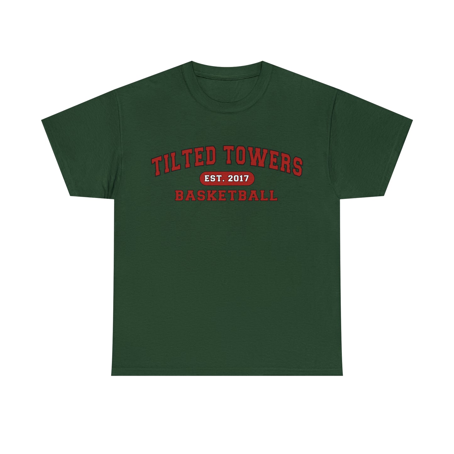 Adult Size Tilted Towers Basketball T-Shirt