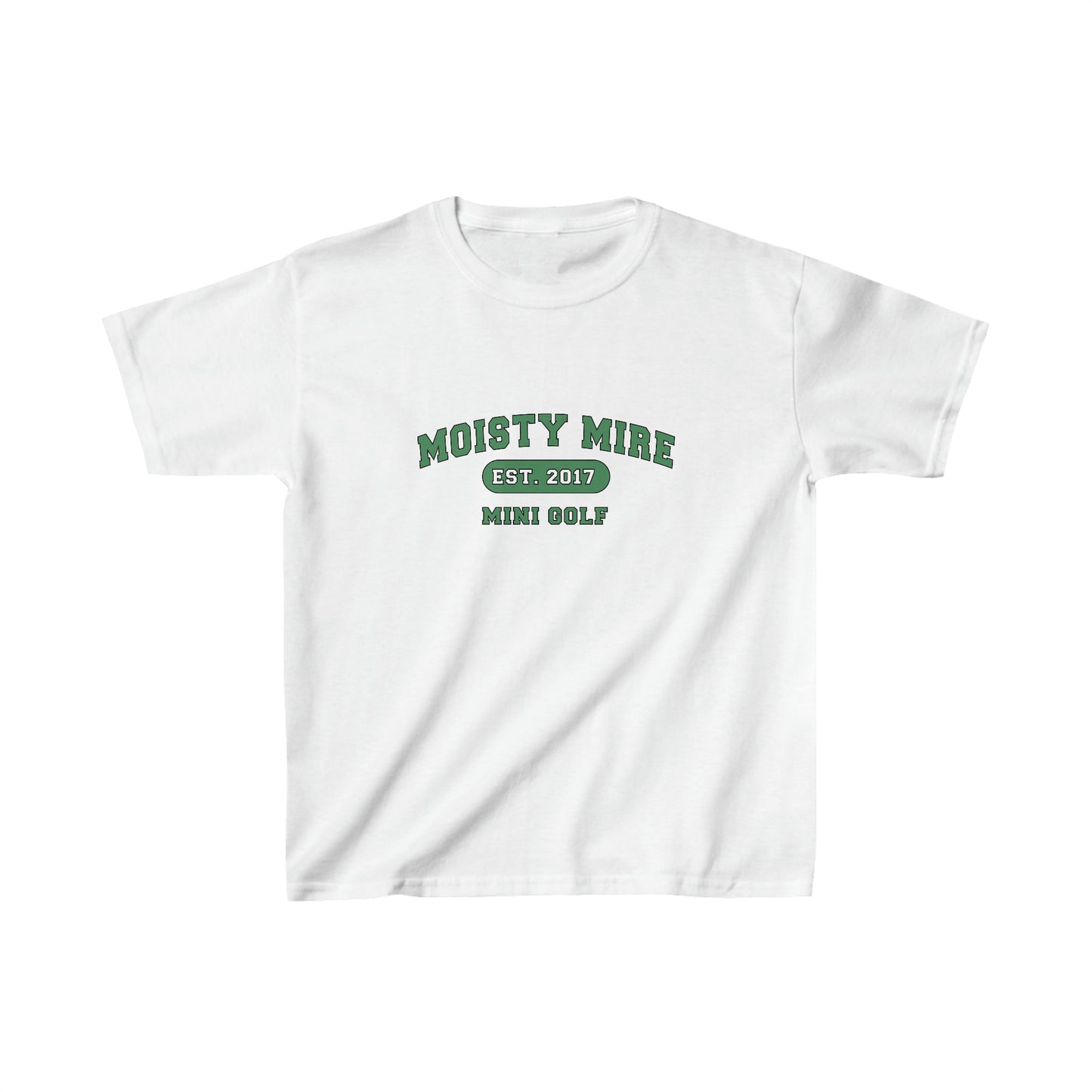 Kids Size Moisty Mire Mini Golf T-Shirt
