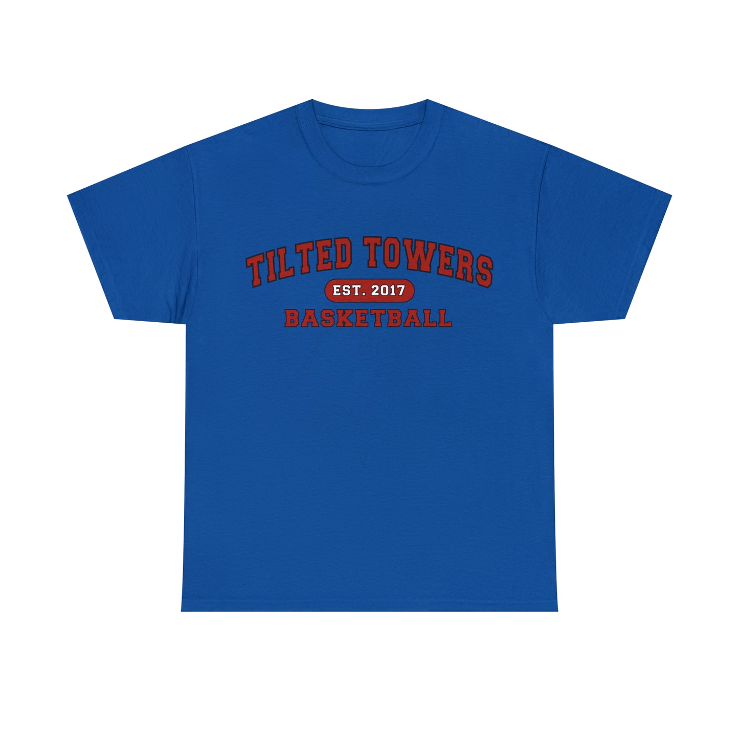 Adult Size Tilted Towers Basketball T-Shirt