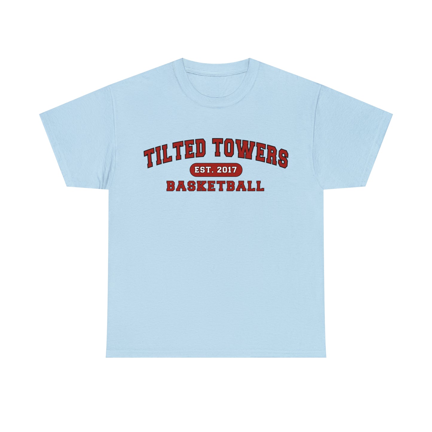 Adult Size Tilted Towers Basketball T-Shirt