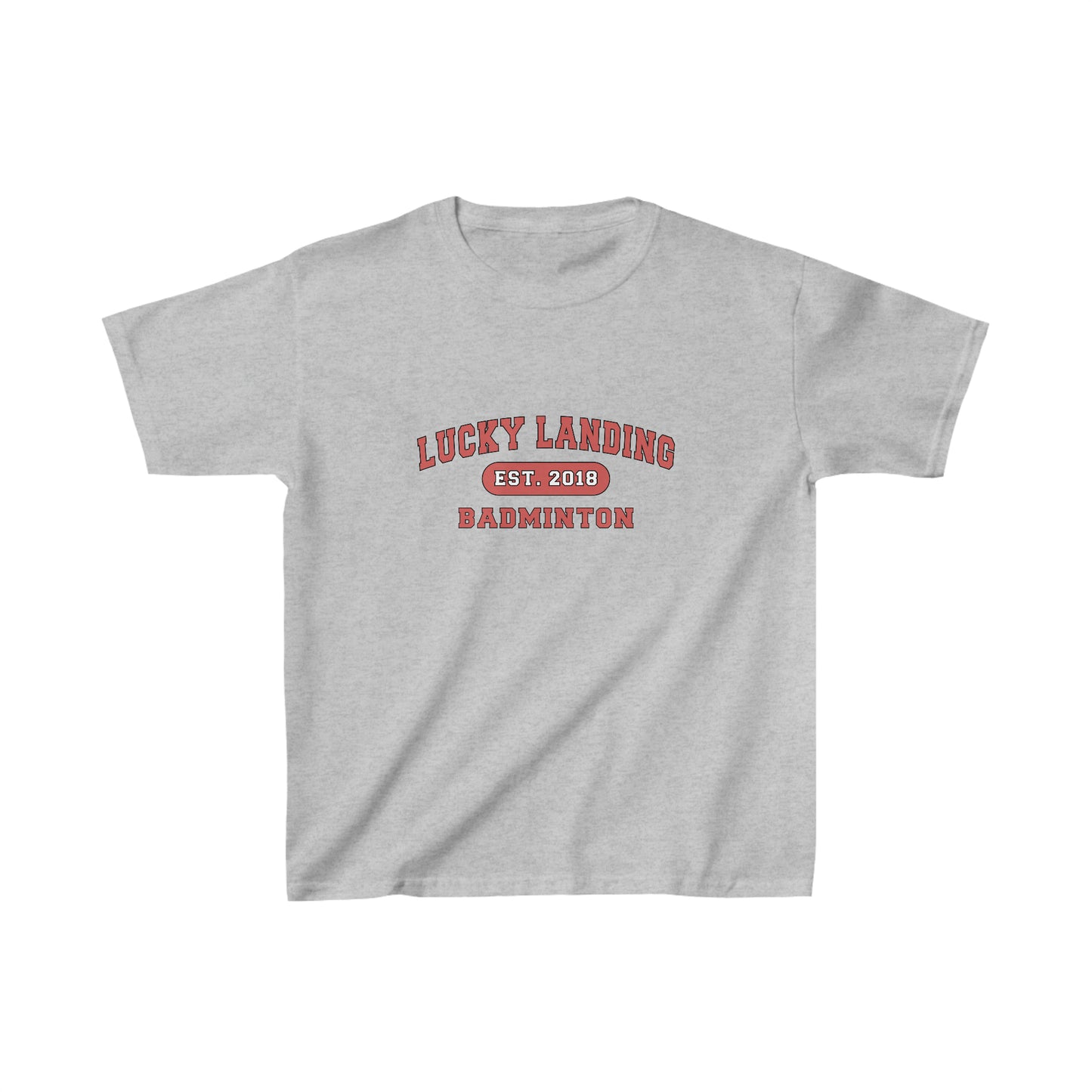 Kids Size Lucky Landing Badminton T-Shirt