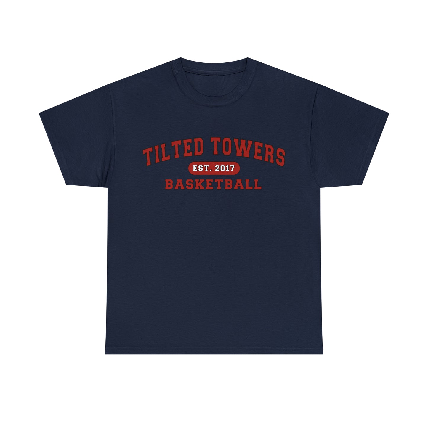 Adult Size Tilted Towers Basketball T-Shirt
