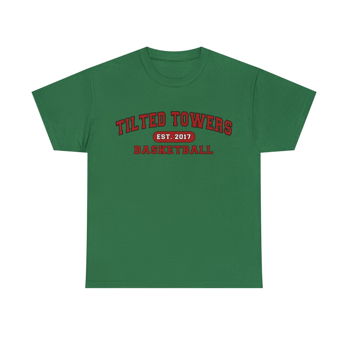 Adult Size Tilted Towers Basketball T-Shirt
