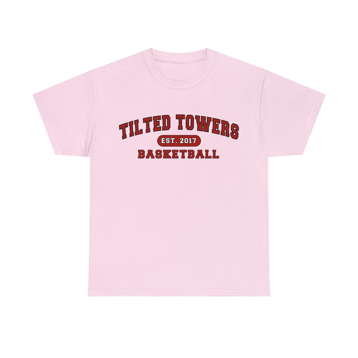 Adult Size Tilted Towers Basketball T-Shirt