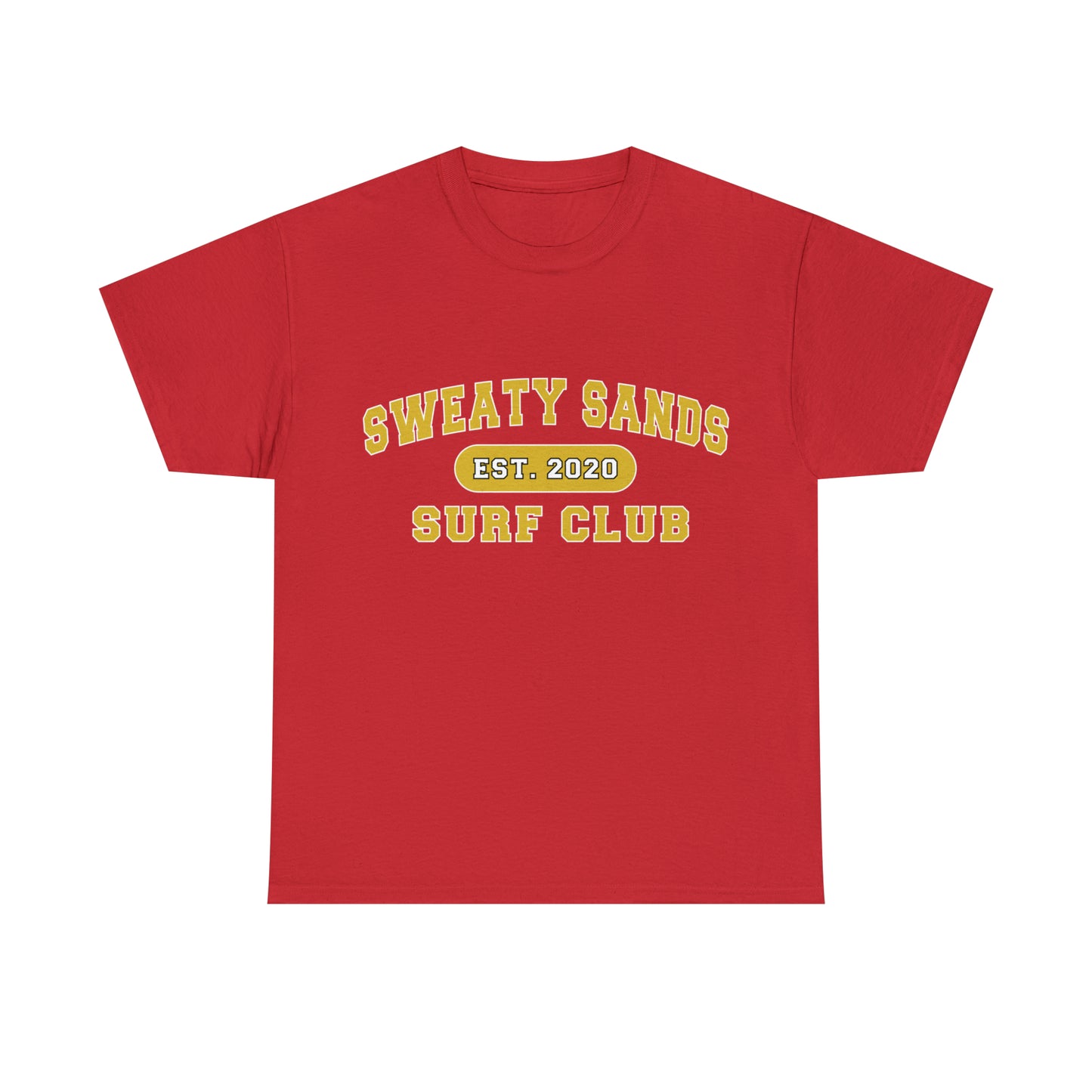 Adult Size Sweaty Sands Surf Club T-Shirt