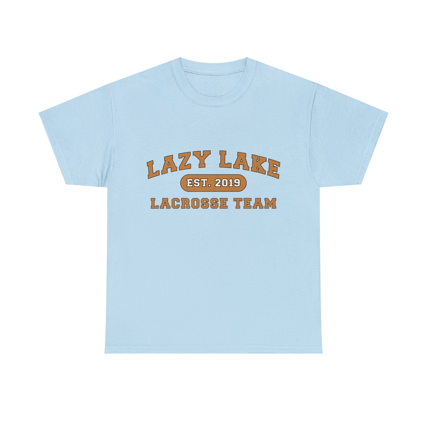 Adult Size Lazy Lake Lacrosse T-Shirt