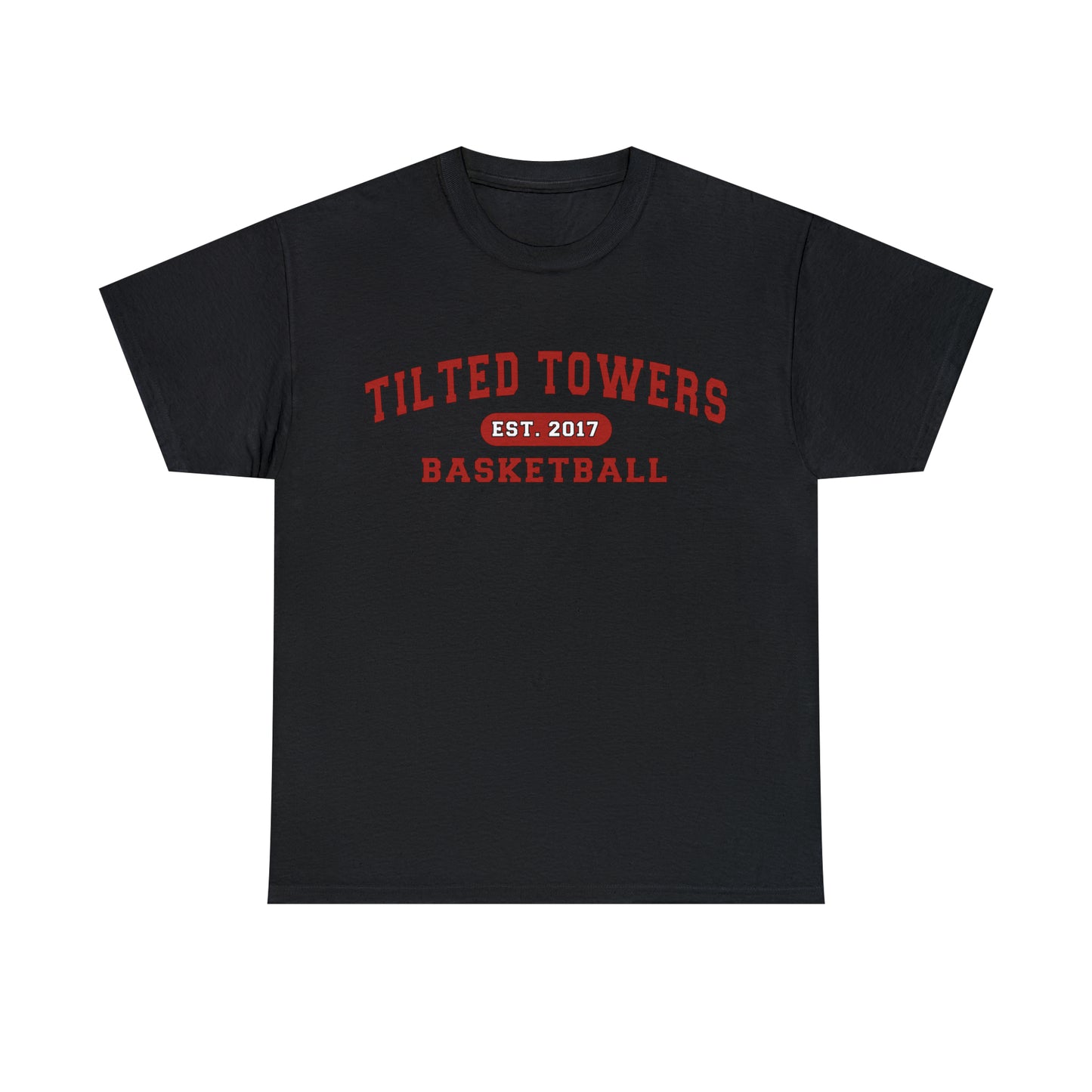 Adult Size Tilted Towers Basketball T-Shirt