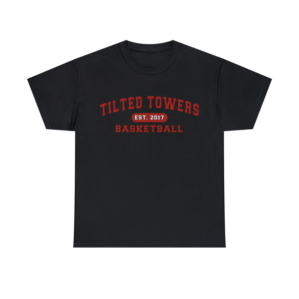 Adult Size Titled Towers Basketball T-Shirt