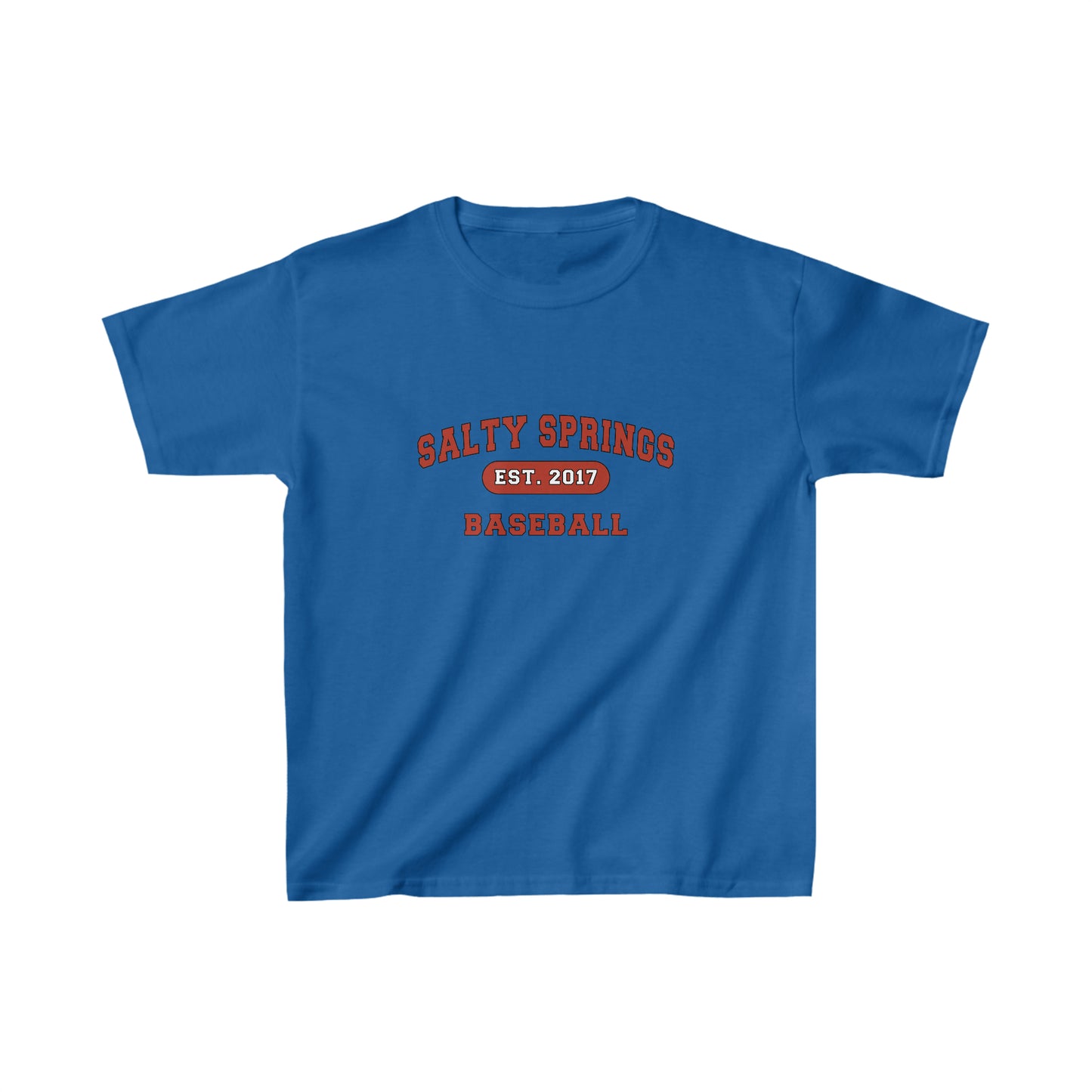 Kids Size Salty Springs Baseball T-Shirt