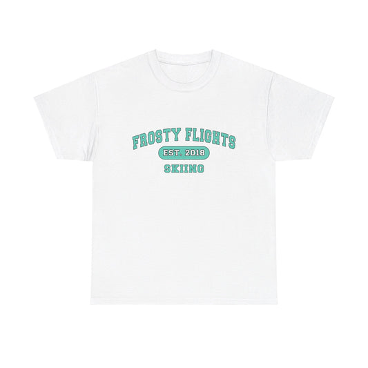 Adult Size Frosty Flights Skiing T-Shirt