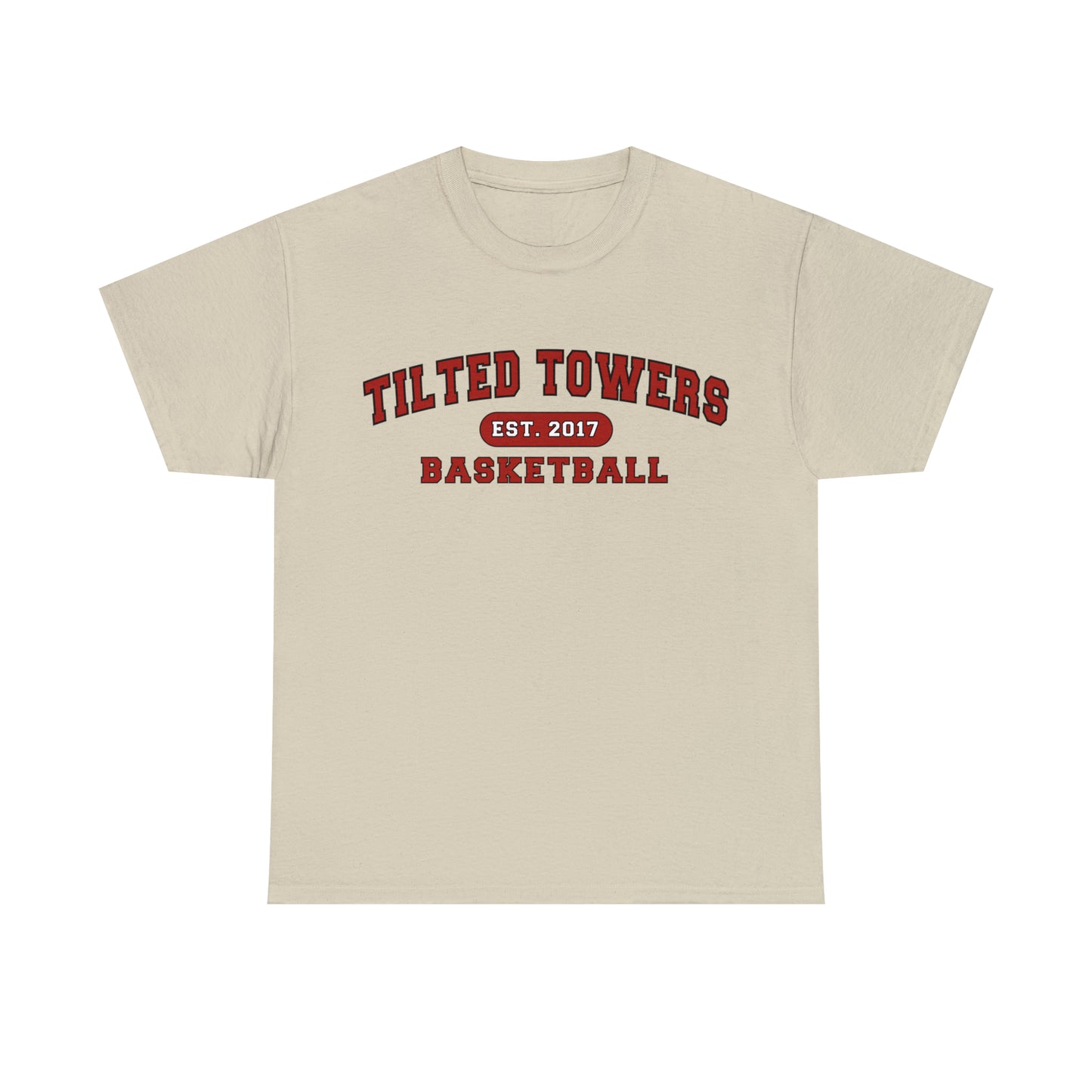 Adult Size Tilted Towers Basketball T-Shirt