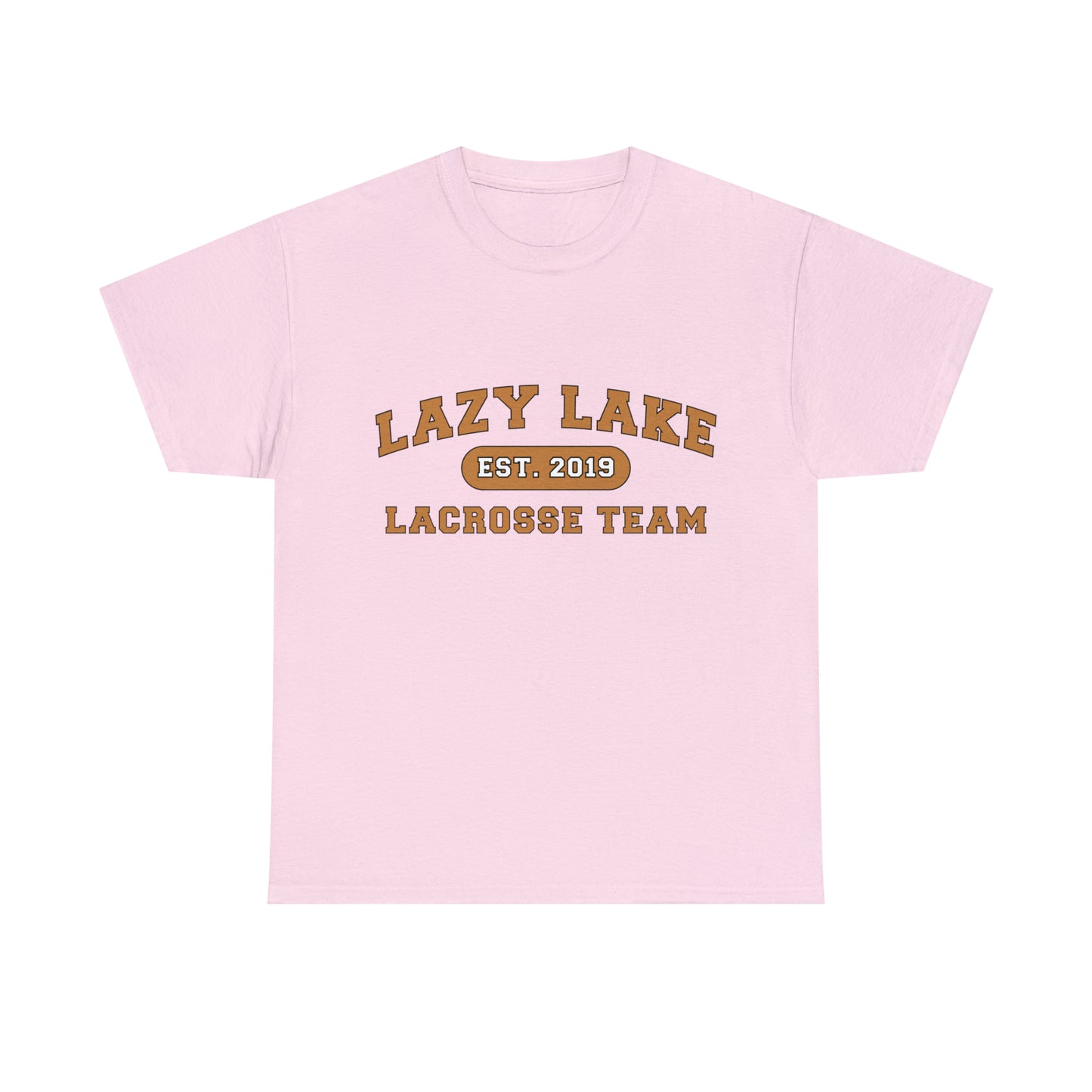 Adult Size Lazy Lake Lacrosse T-Shirt