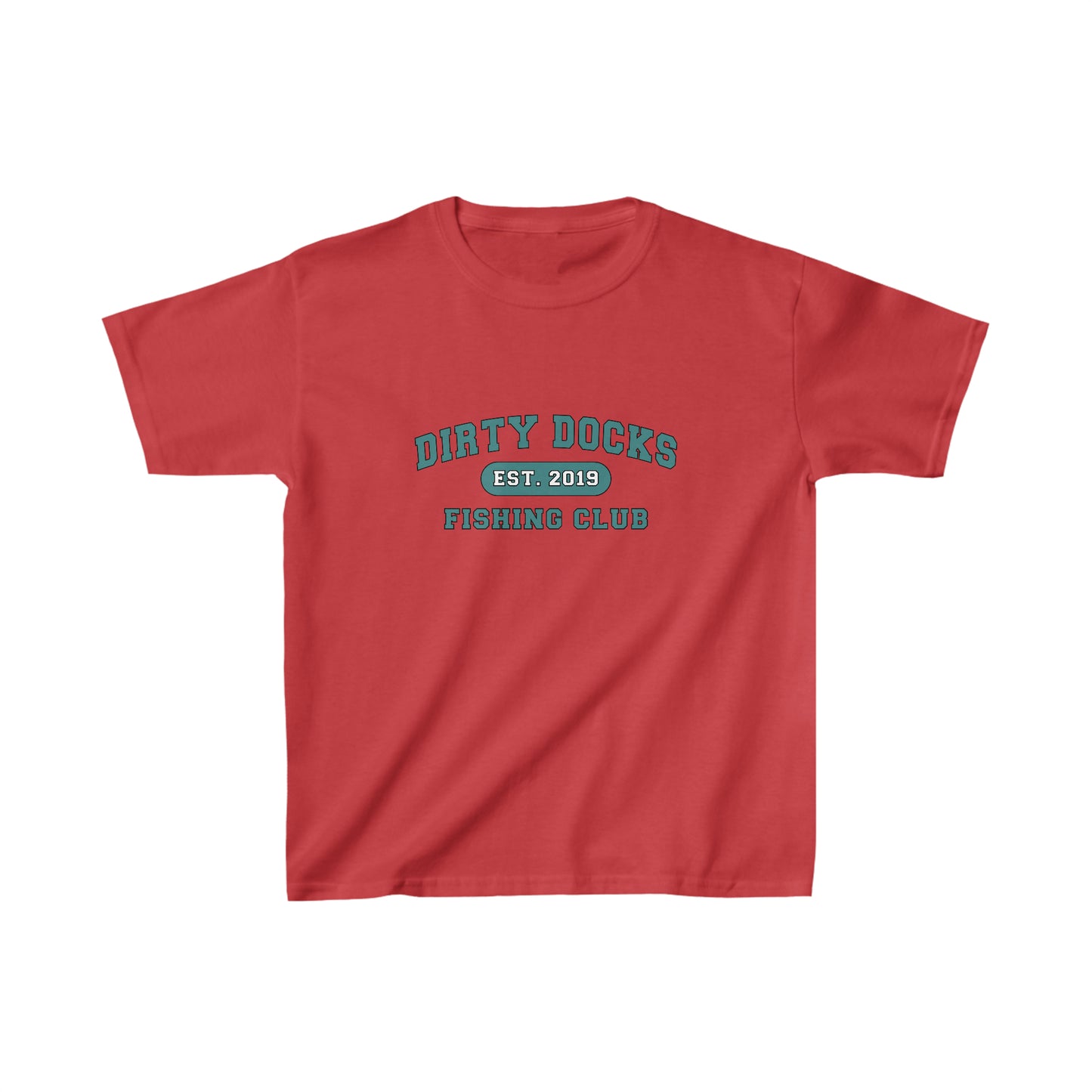 Kids Size Dirty Docks Fishing Club T-Shirt