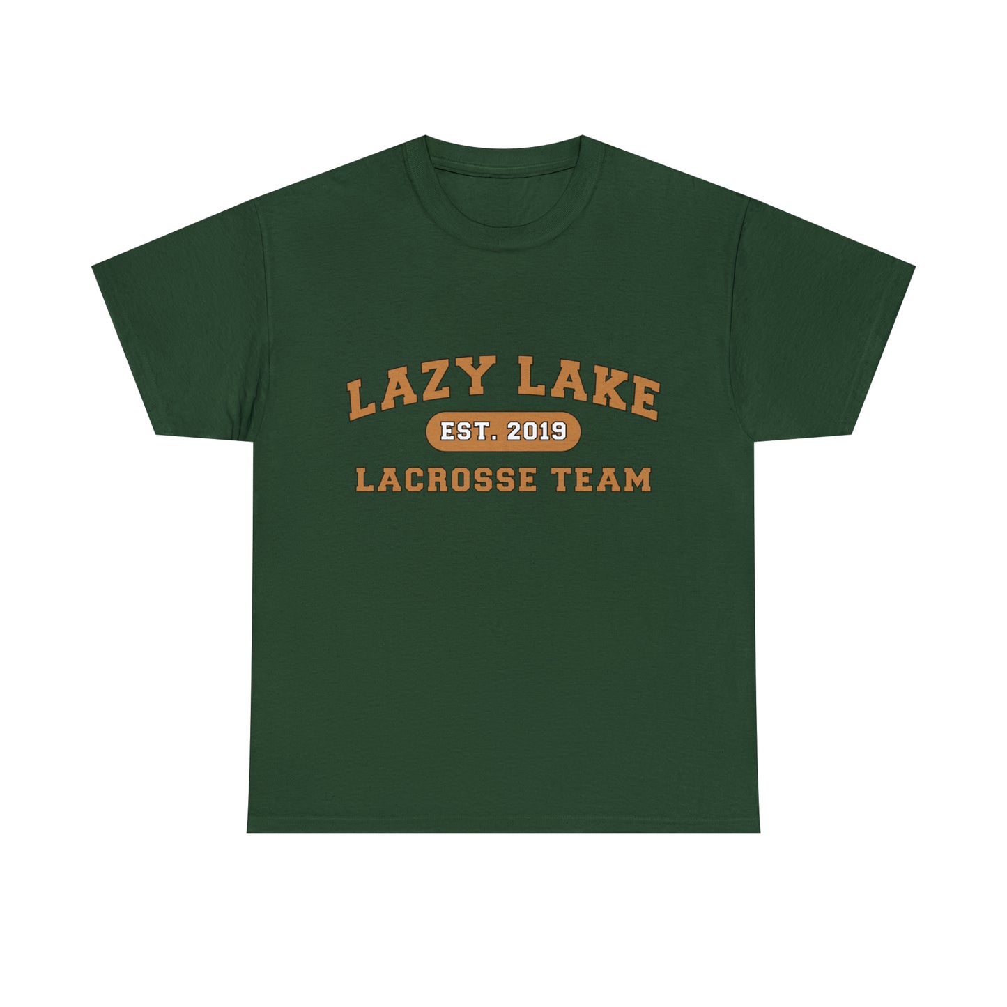 Adult Size Lazy Lake Lacrosse T-Shirt