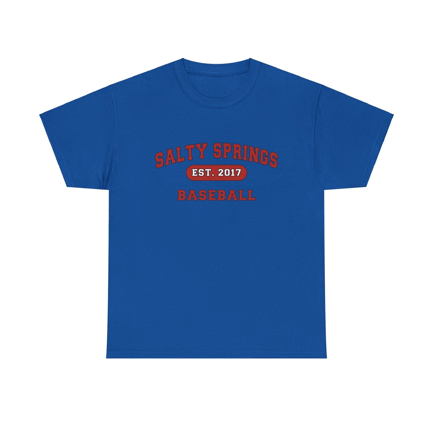 Adult Size Salty Springs Baseball T-Shirt