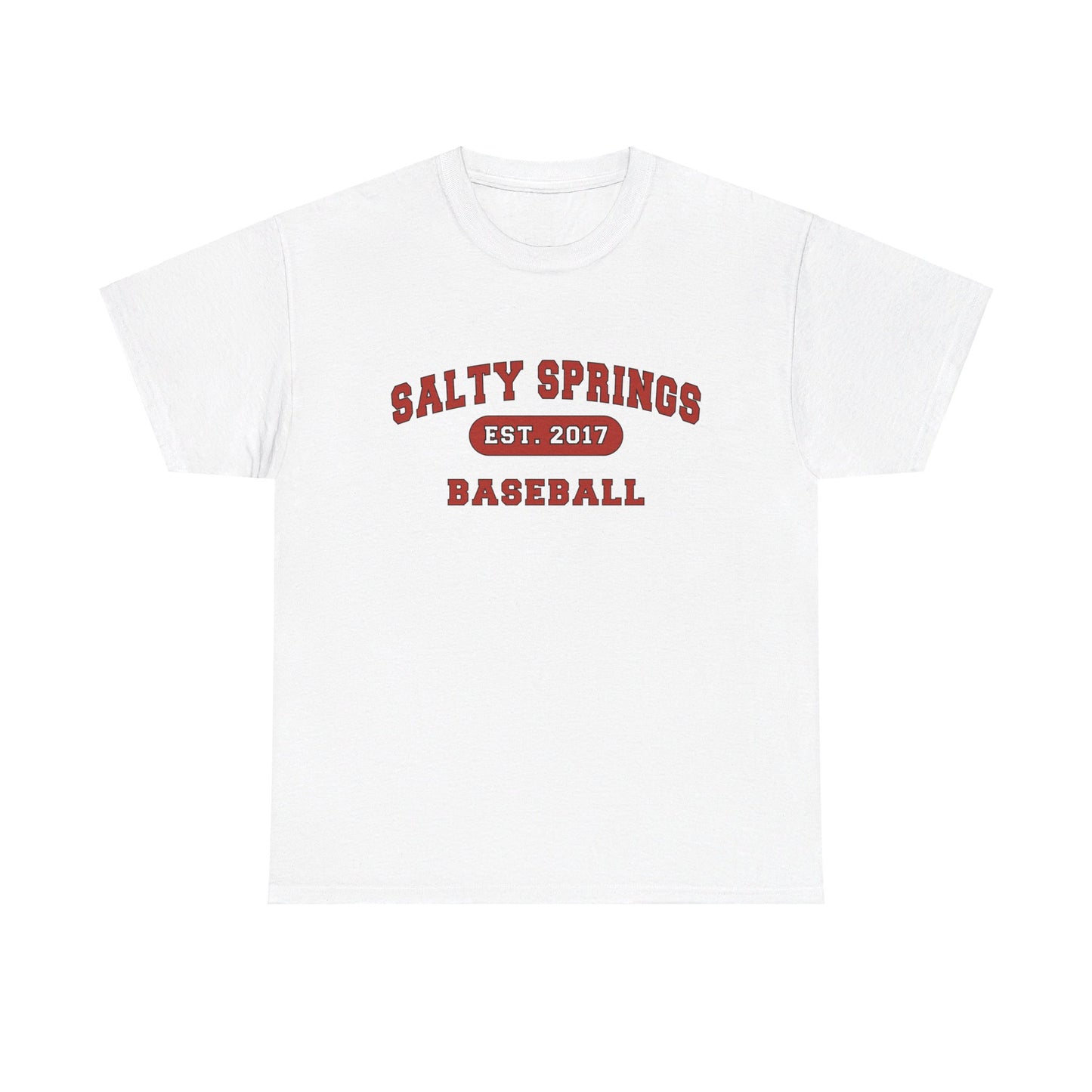 Adult Size Salty Springs Baseball T-Shirt