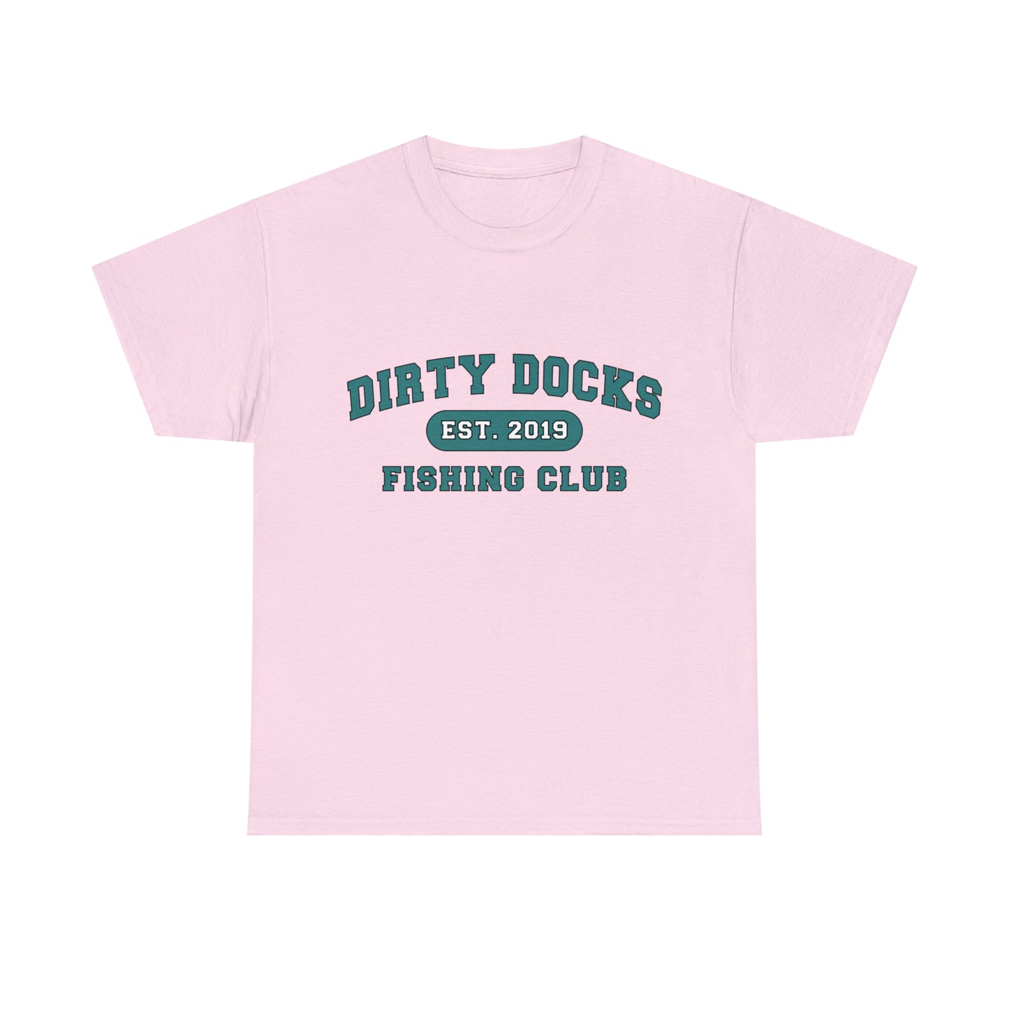 Adult Size Dirty Docks Fishing T-Shirt