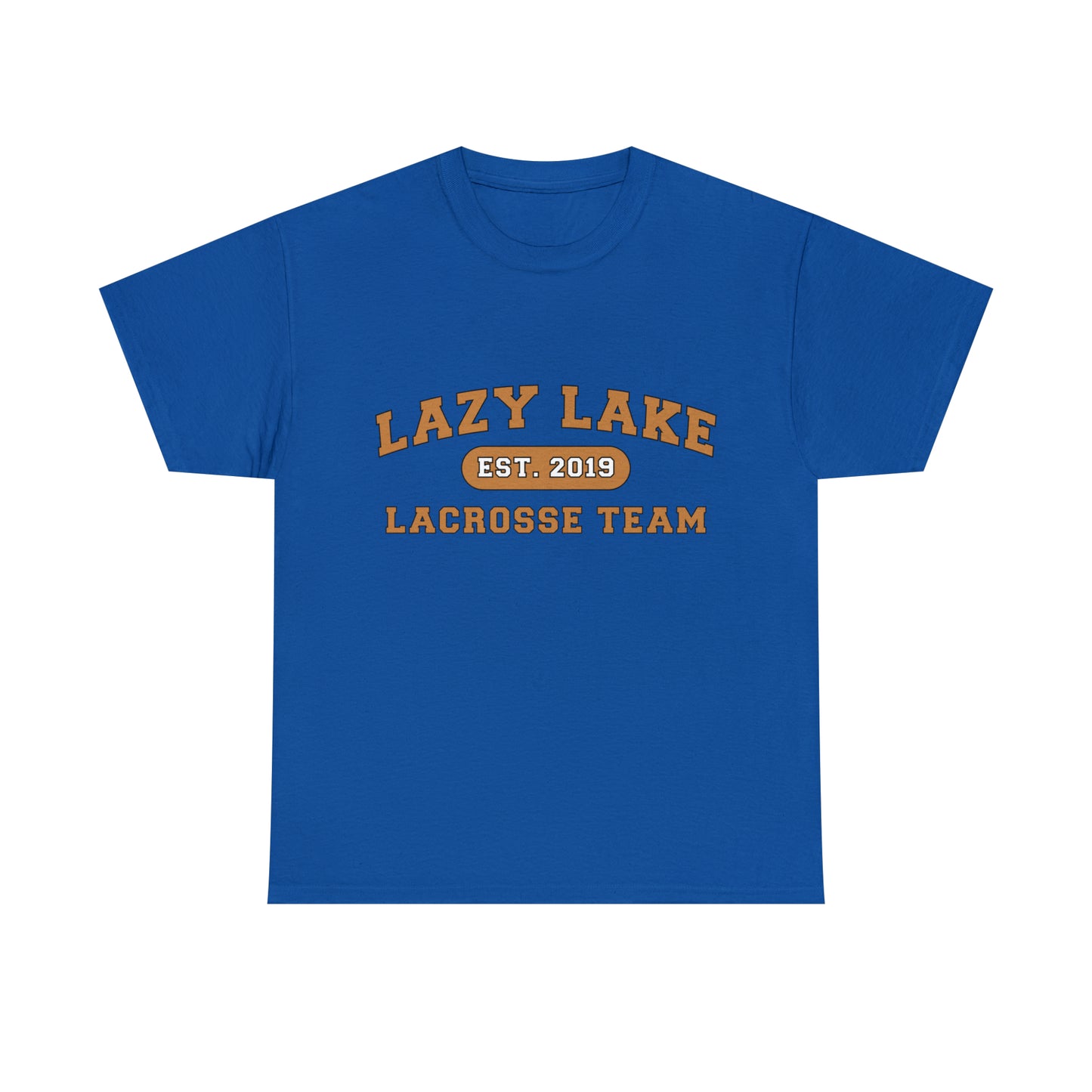 Adult Size Lazy Lake Lacrosse T-Shirt