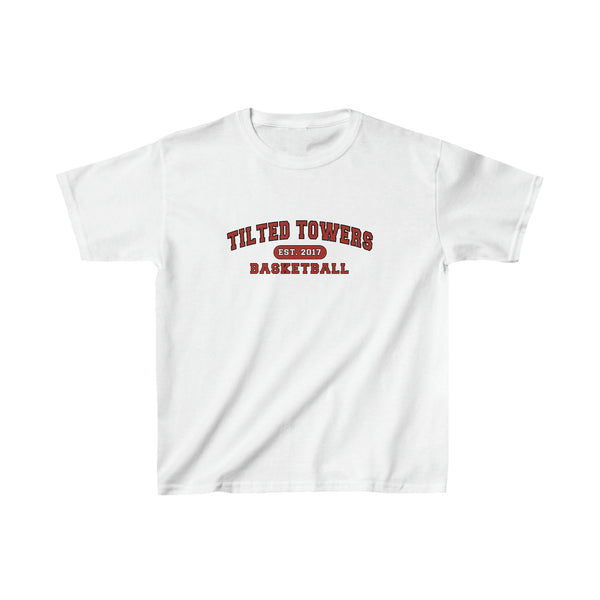 Kids Size Tilted Towers Basketball T-Shirt