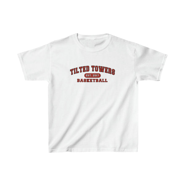 Kids Size Tilted Towers Basketball T-Shirt