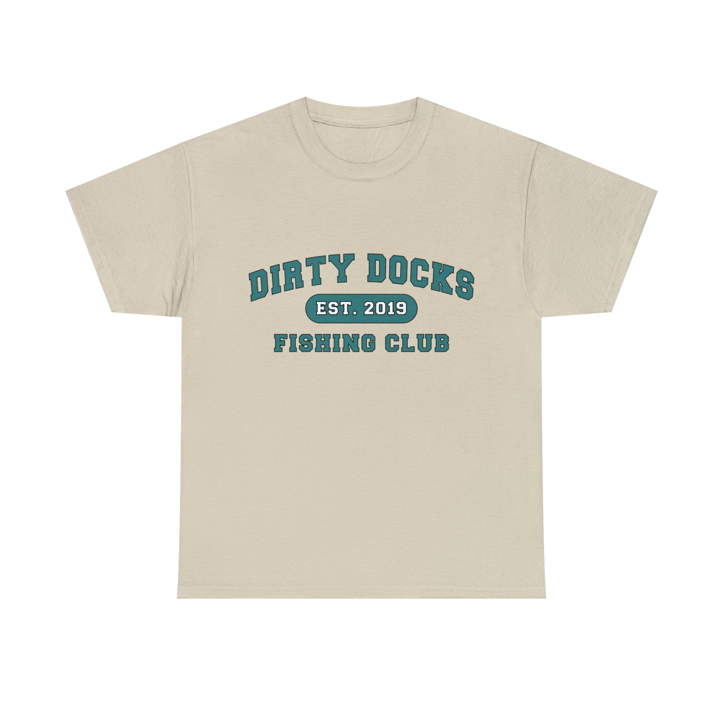 Adult Size Dirty Docks Fishing T-Shirt